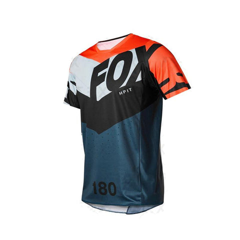 summer long-sleeved downhill hpit FOX mountain bike cycling jersey breathable-OS01196-Veeddydropshipping