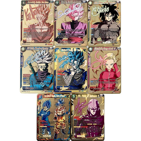 New Dragon Ball  Gold Card  Anime Super Saiyan Series Signature Metal Card-TB01604-Veeddydropshipping