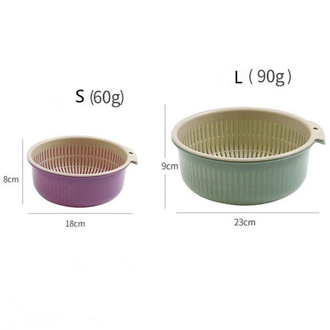 Fruit Vegetable Washing Basket Strainer-HA01342-Veeddydropshipping