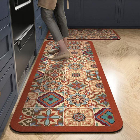 Non-slip Kitchen Carpets Rug Entrance Door Mat-HA00454-Veeddydropshipping