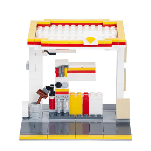 MOC4047 City Series 192Pcs Gas station Scenes Cars up to 6x16 can be parked-TB01502-Veeddydropshipping