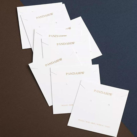 Custom Logo Necklace Paper Card 100 Earring Jewelry Packaging Display -JW01721-Veeddydropshipping