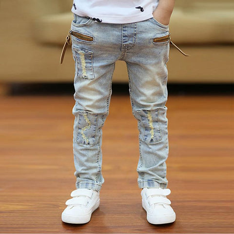 IENENS 5-13Y Kids Boys Clothes Skinny Jeans Classic Pants Children-TB01248-Veeddydropshipping