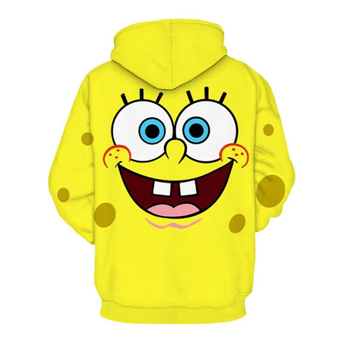 Men Sponge Family Print 3D Hoodie Sweatshirt Men-MF00273-Veeddydropshipping