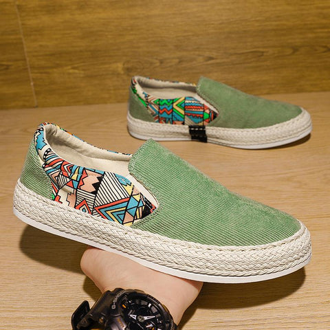 Slip On Loafers Trend Vulcanized Shoes Men-BS01426-Veeddydropshipping