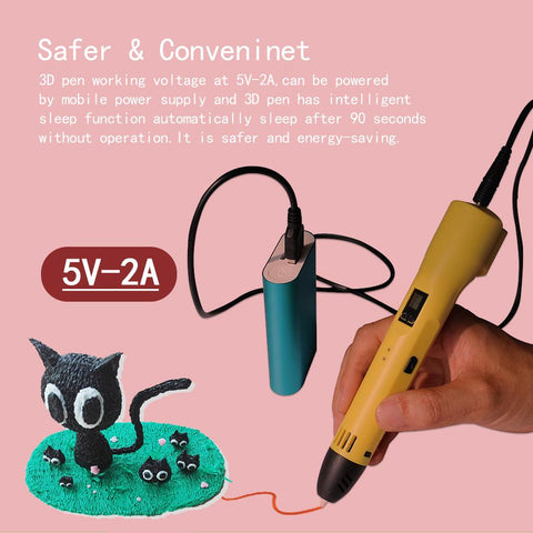 3D Pen Celsius Range Temperature Adjustable-CO01235-Veeddydropshipping