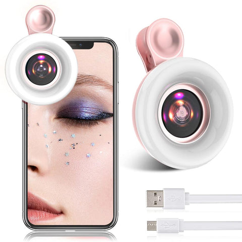 15X Macro Lens Mobile Phone HD Camera Lens with LED-PA01207-Veeddydropshipping
