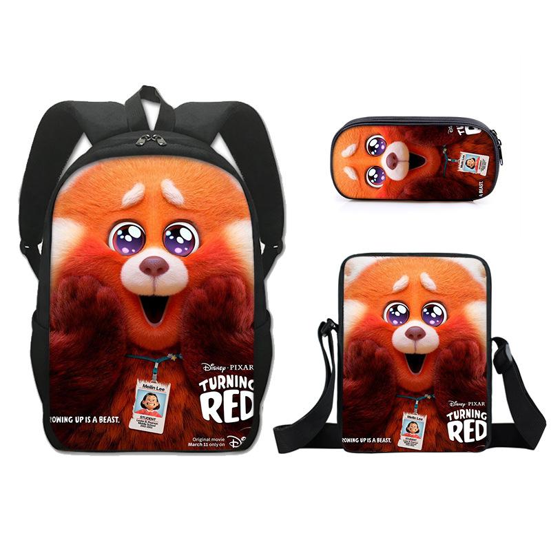 Disney Turning Red Backpack Pixar Anime Mei Red Panda-TB00037-Veeddydropshipping