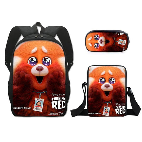 Disney Turning Red Backpack Pixar Anime Mei Red Panda-TB00037-Veeddydropshipping