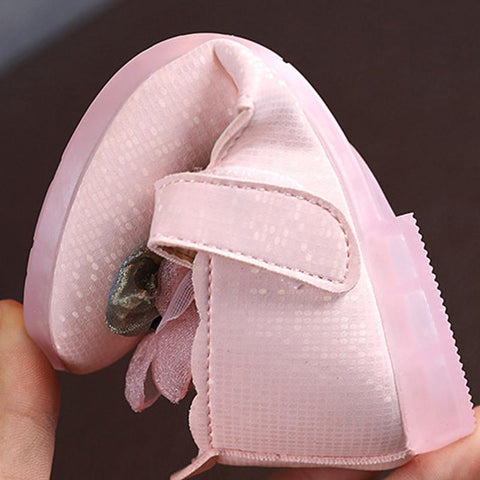 Baywell Children&#39;s Girl Shoes Lace Big Flower Design Kids Princess Shoes Baby Girls Shoes For Party and Wedding PU Single Shoe