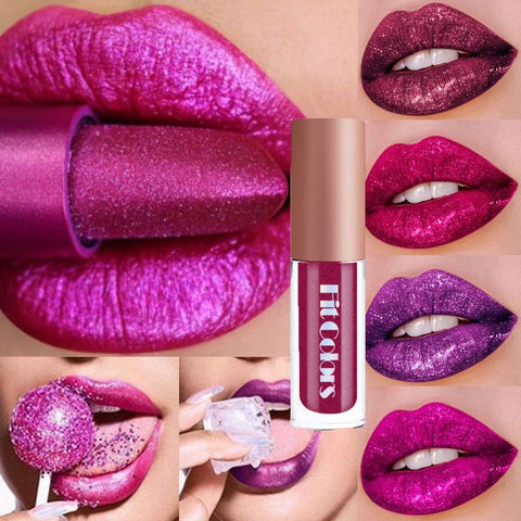 No-stick Cup Lip Gloss Pearly Glitter-BH00655-Veeddydropshipping