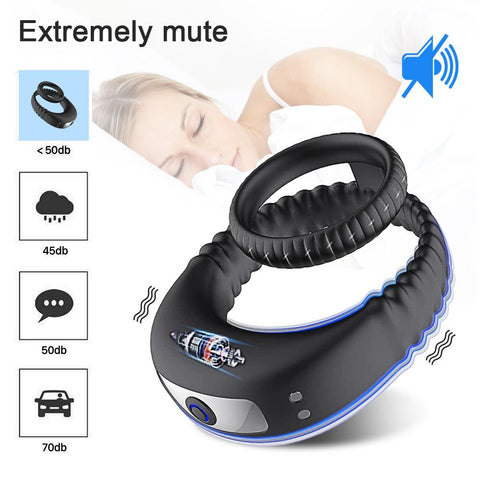 Cock Ring Vibrator Delay Ejaculation Vibrating Penis  Men&#39;s Couple  Rings -BH01241-Veeddydropshipping