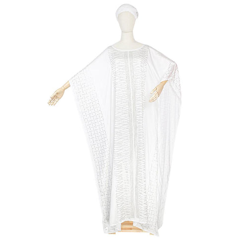African Silk Dresses For Women-WF01521-Veeddydropshipping