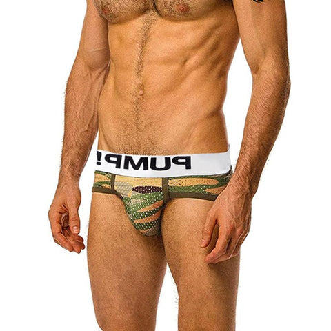 Underwear Men Jockstrap Breathable Cotton Gay Man Underwear Bikini Men Briefs-MF01641-Veeddydropshipping