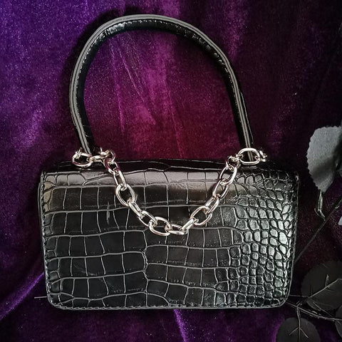 Women Metal Punk Rock Small Handbag Woman Spider Cross-BS00129-Veeddydropshipping