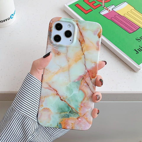 LOVECOM Classic Vintage Marble Phone Case For iPhone 13 Pro Max-PA00187-Veeddydropshipping