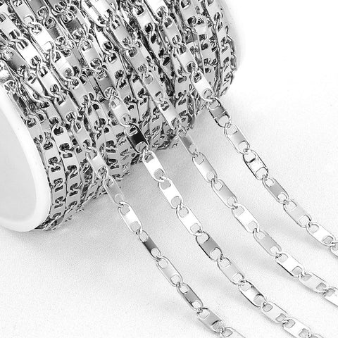 Stainless Steel Chains  Chain for Necklace Bracelet Jewelry DIY-JW01652-Veeddydropshipping