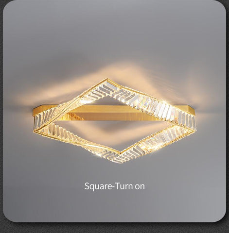 Ceiling Lamps Square Crystal Led Lights-TI00259-Veeddydropshipping