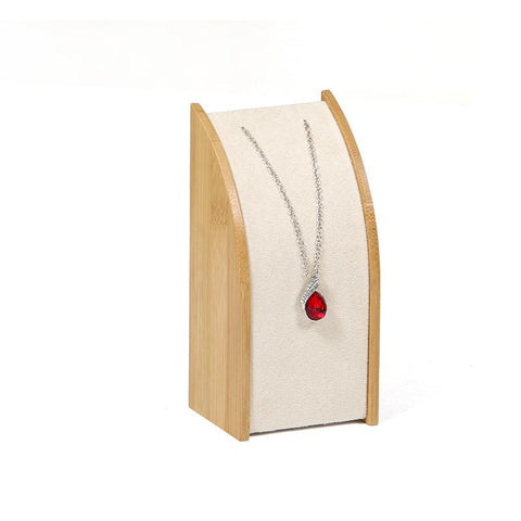 Shape Bamboo Pendant Display Jewelry Packaging Stand Packaging-JW01700-Veeddydropshipping