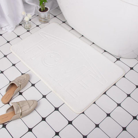 Embossed Bath Mat Non-slip Bathroom Carpets-HA00463-Veeddydropshipping