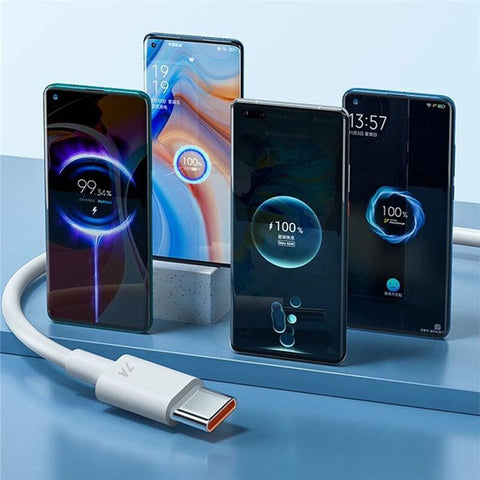 Tkey 7A Superfast Charging Cable USB C Fast Charger Cables Data Cord For Huawe-PA00018-Veeddydropshipping