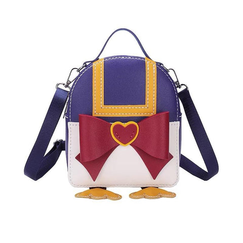 Cartoon Duck Bottom Base Drawstring Handbag Bag Handmade-BS00358-Veeddydropshipping