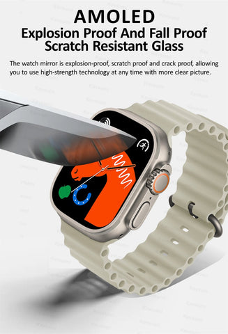 HK8 Pro Max Ultra Watch Smart Watch Men 2.12&quot; AMOLED 49mm Series -CE00569-Veeddydropshipping