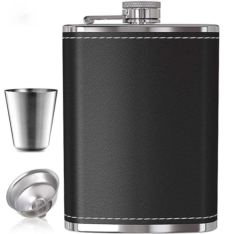 Portable Stainless Steel Hip Flask Flagon-HA01251-Veeddydropshipping