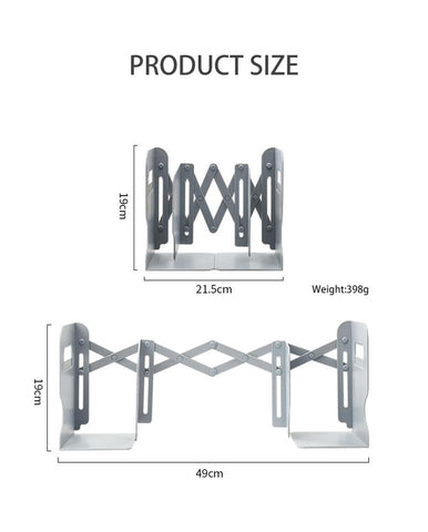 Retractable Book Stand With Pen Holder-HA01598-Veeddydropshipping