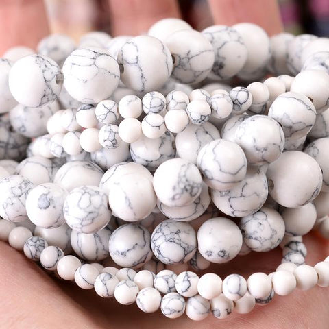 Natural Agates Jades Crystal Stone Beads Round Spacer Beads-JW01518-Veeddydropshipping