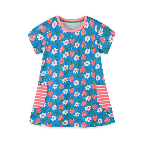 Little maven Baby Girls Summer Clothes Casual Children Lovely Cotton-TB00844-Veeddydropshipping