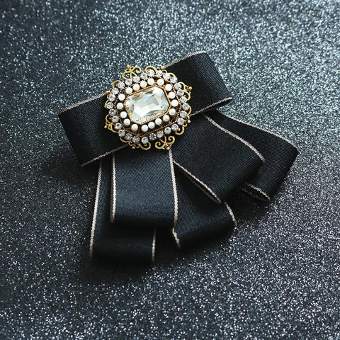 Fashion Women Bow Tie British Multi-layer-WF01253-Veeddydropshipping