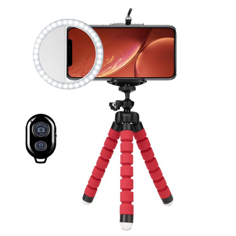 Selfie Ring Light Round Ring Lamp Ringlight With Tripod For Cell Phone Flash Light Led 36 Portable Clip-PA00824-Veeddydropshipping