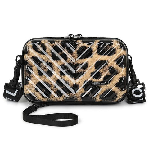 Suitcase Box Shape PVC Women Handbag Shoulder Bag Mini Luggage-BS00168-Veeddydropshipping