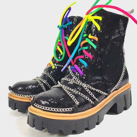 Trendy Fashion Platform Shoes Women&#39;s Boots-BS01015-Veeddydropshipping