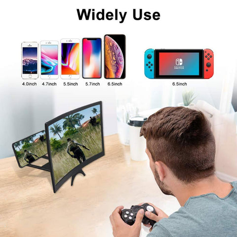 12&quot; HD Stend Enlarged Screen Mobile Phone Projection Phone Cinema Amplificatore Schermo-PA00750-Veeddydropshipping