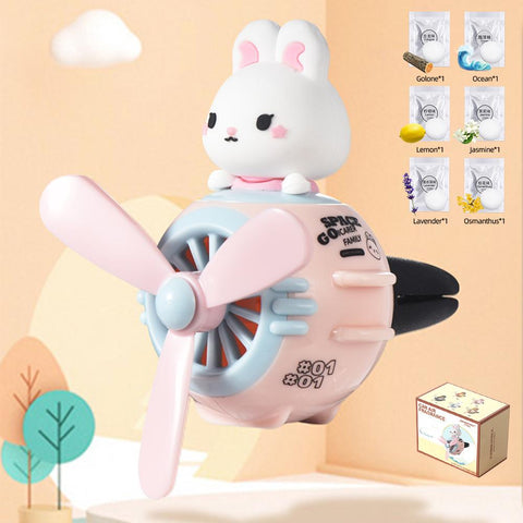 Cute Rotating Propeller Outlet Fragrance  Auto Fragrance-AM01500-Veeddydropshipping