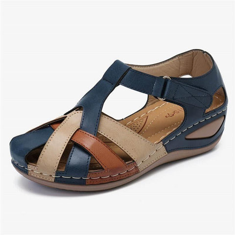 Toe Women&#39;s Sandals Casual Walking Shoes Retro-BS00849-Veeddydropshipping