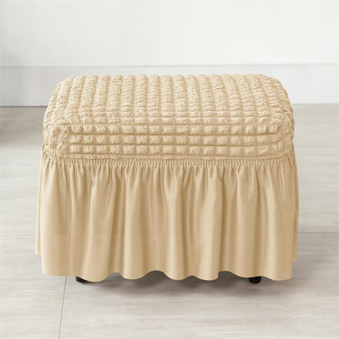 Footstool Durable Stretch Spandex Cover-HA00513-Veeddydropshipping