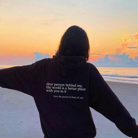 Behind Me.the World Is A Better Place with