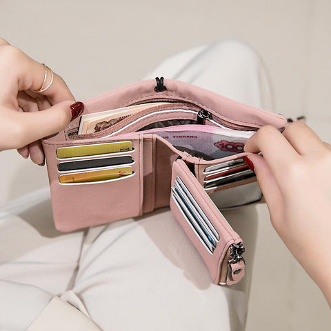 Large-Capacity Multi-Function Multi-Card Coin Purse Cute Female-BS00634-Veeddydropshipping