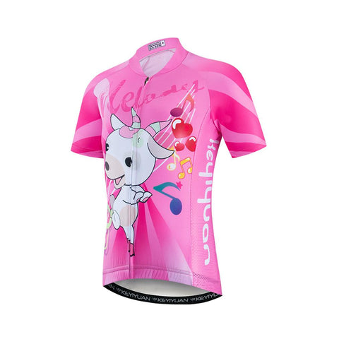 Cycling Jersey Kids Boy Girl Bike Mountain MTB Shirt Short sleeve Children Mountain -OS01209-Veeddydropshipping