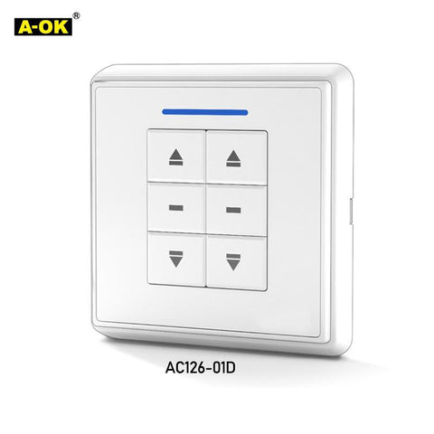 A-OK AC123 01/02/06/16-Channel Remote Controller forAok Electric curtian-TI01074-Veeddydropshipping