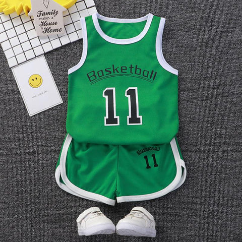 Boys Sports Basketball Summer Casual Children&#39;s Sport Sleeveless-Veeddydropshipping-4
