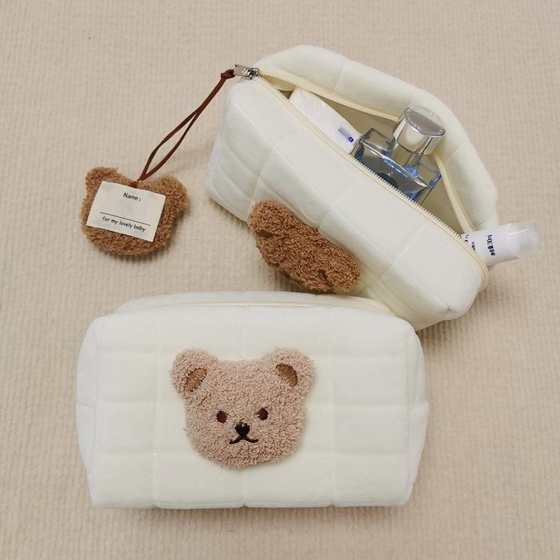 Cute Bear Baby Toiletry Bag Make Up Cosmetic Bags Portable Diaper Pouch-TB00709-Veeddydropshipping