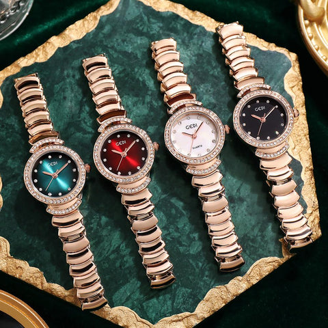 Luxury Waterproof Stainless Steel Bracelet Watch for Women,-JW01091-Veeddydropshipping