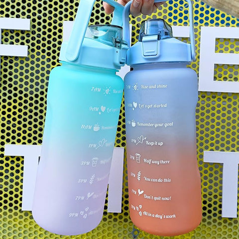 Motivational Drinking Bottle Sports Water Bottle-HA01267-Veeddydropshipping
