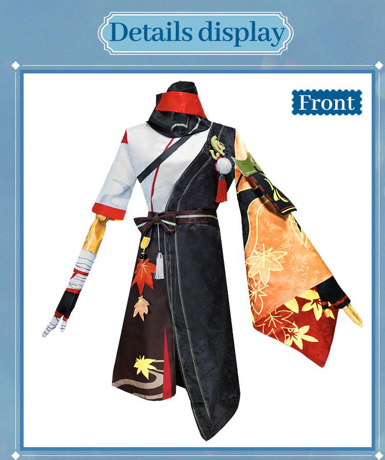 Impact Kaedehara Cosplay Costume Uniform-WF01472-Veeddydropshipping
