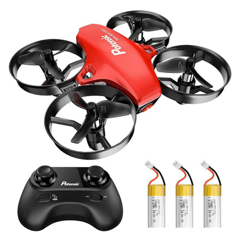 Potensic A20 Red RC Mini Drone Easy to Fly Helicopter RC Quadcopter for Kids-TB01412-Veeddydropshipping