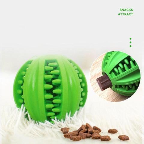 Dog Puzzle Toy Treat Ball Tooth Cleaning Toy-HA01518-Veeddydropshipping